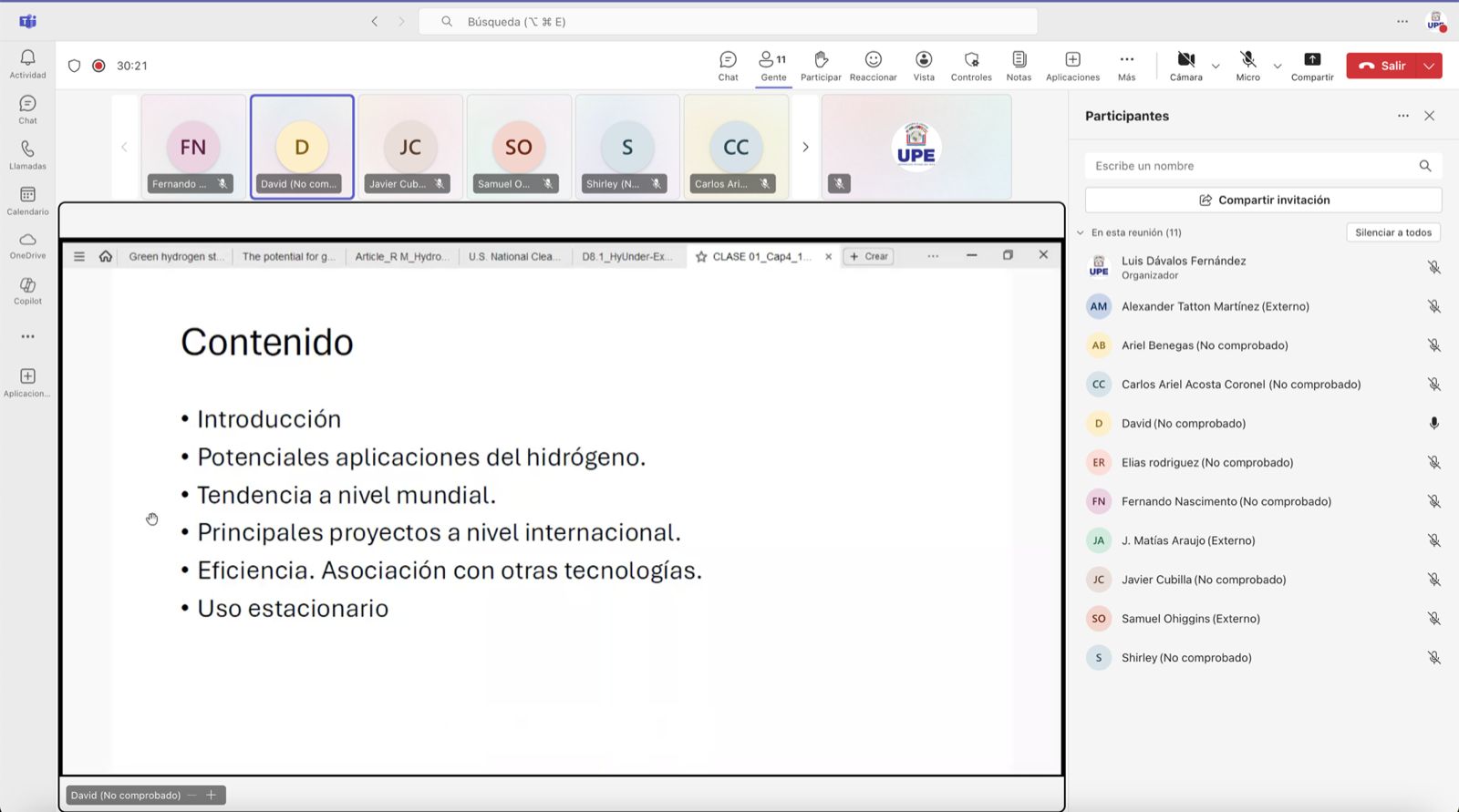 Continúa el Diplomado en Tecnología del Hidrógeno: Módulo 4 - Clase 1